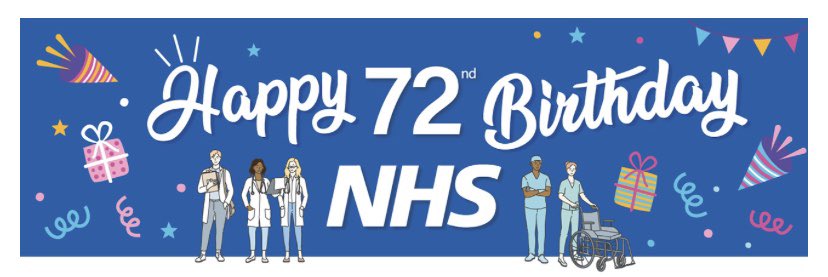 CYPSRotherham's tweet photo. Happy birthday to all our nhs colleagues 💙💙💙💙💙@RotherhamNHS_FT https://t.co/irhsrdl086