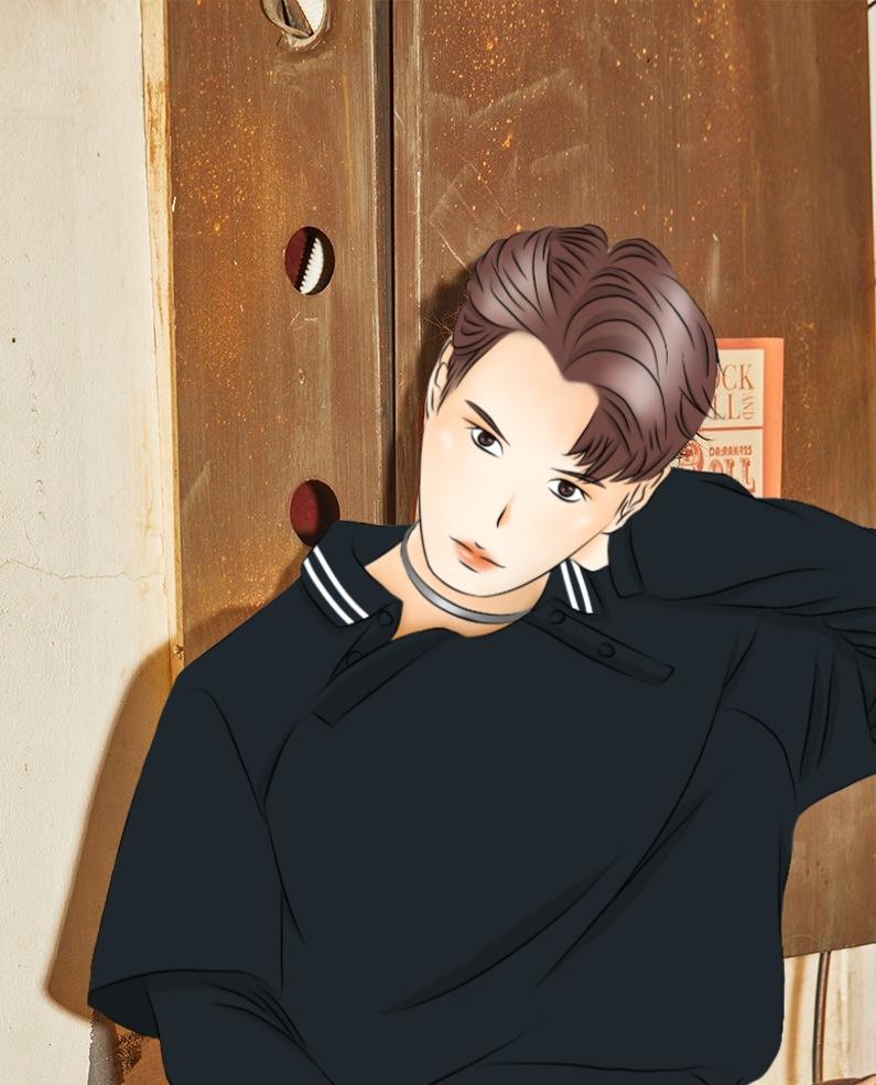 check_sw's tweet photo. My artist sister always says that handsome men don't come out well in artworks.... Well, she's right 😭
휘찬오빠 얼굴이 너무 완벽해서 그리면 잘 안나오��요 ㅜㅜ
#리미트리스 #레이찬 #lmtls #raychan #ليميتليس #رايتشان https://t.co/t7NAz43pxV