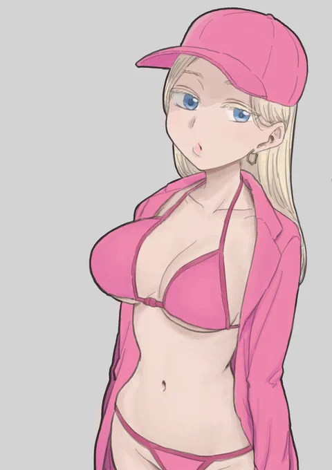 ビキニ絵、意外と描いてなかった… (再掲) 