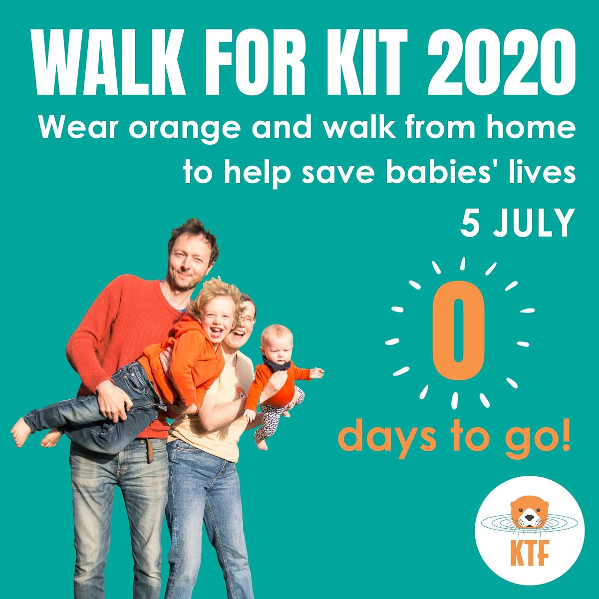 KitTarka's tweet photo. It's here! Have a brilliant day if you're joining in with #WalkforKit! Can not wait to see all your orange pics π§‘ https://t.co/Il2KoAlum9