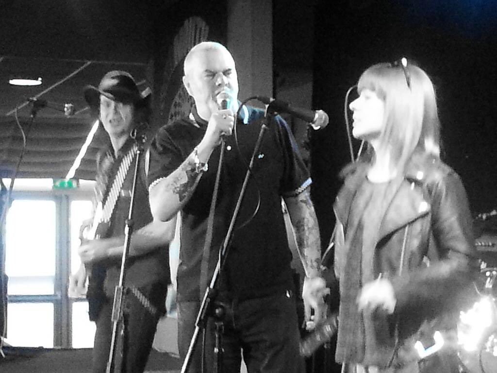 gonads_official's tweet photo. Does this look infected to you? Gal, Wattsie & Nacho Jase on stage at #skamouth #punkrock #ska #OiTone https://t.co/gvJvXy4fKJ