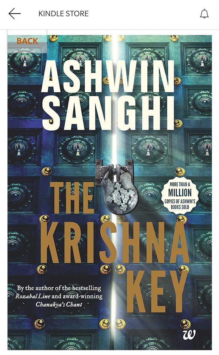 ‘An alternative interpretation of the Vedic Age that will be relished by conspiracy buffs and addicts of thrillers alike.’

#thekrishnakey 

@ashwinsanghi