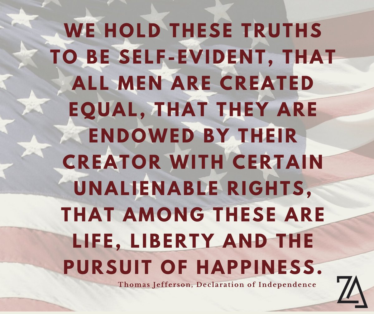 Happy #IndependenceDay to all!

As one man once said: 

“As long as there remains a single copy of the Declaration of Independence, or of the Bible, in our land, we will not despair.”
- Wm. Lloyd Garrison

#GodBlessTheUnitedStatesOfAmerica