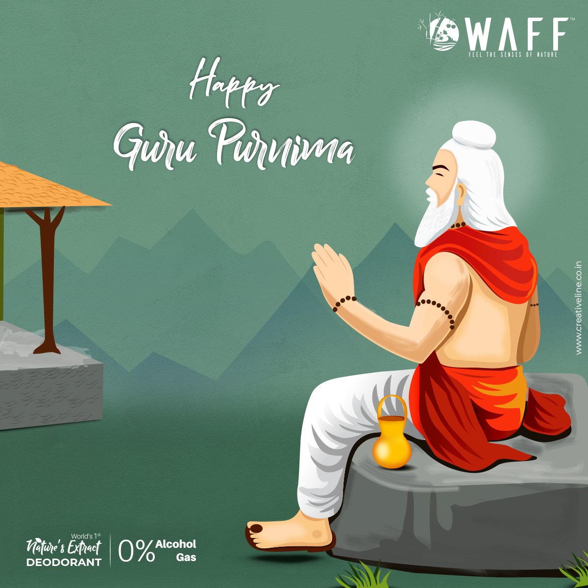 WaffProducts's tweet photo. A Guru always helps one to get knowledge and stands beside students when they have problems. 

#HappyGuruPurnima from Waff Products Family! https://t.co/3WvLoHPhdg