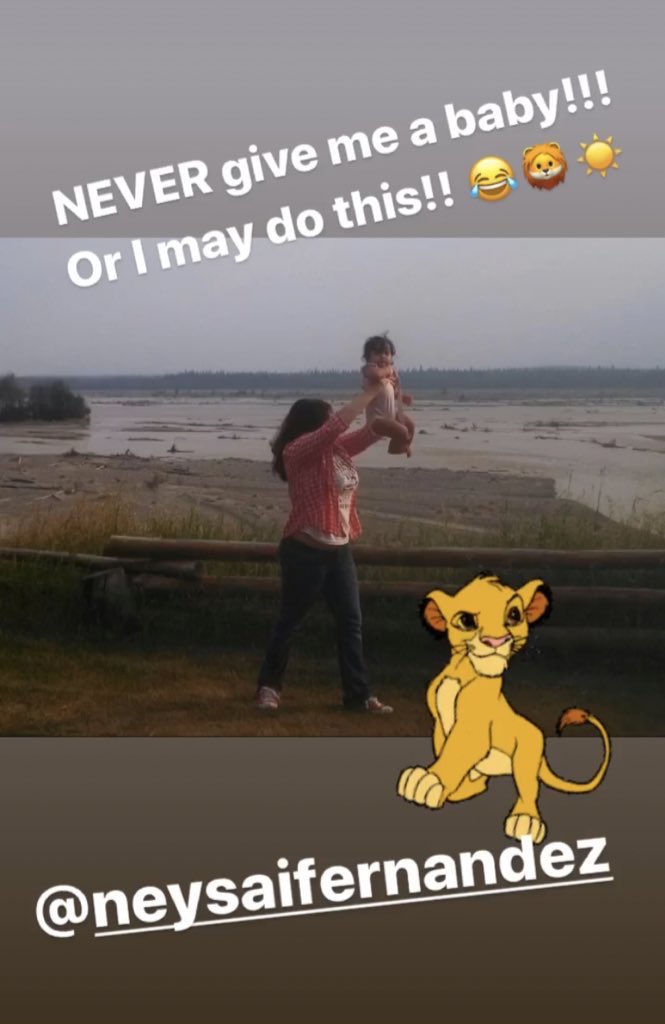 nahircristina16's tweet photo. I make a good mother one day, right? RIGHT?! Wow my hair was shorter back them, it reaches my lower back now π #nohaircut #lionking #simbababy #tbt #disneylionking https://t.co/o5jyv5uBMv