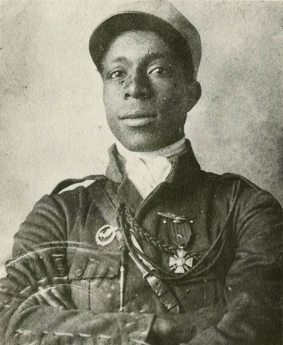 Trump said that the National Garden of American Heroes will take suggestions from thegeneral public.May I suggest America's first black fighter pilot, Eugene Jacques Bullard (October 9, 1895 – October 12, 1961)?He fought in World War One.