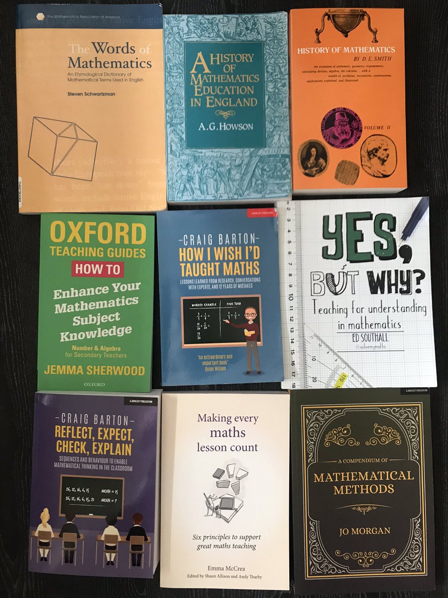 mathsjem's tweet photo. @aysatakan1 There are many! Depends what you’re looking to learn about. Here are some of my personal favourites (plus my own book is sneaked in there!). https://t.co/CfdccEfFdj