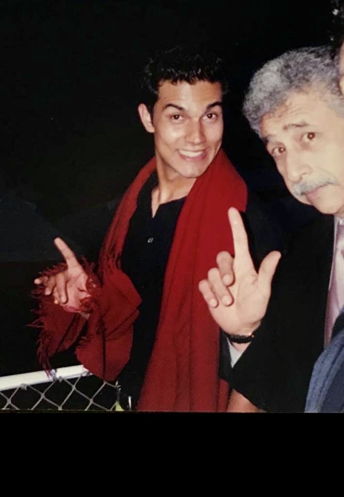 Enroute the premier of my 1st movie #MonsoonWedding #Venice then costar #NaseeruddinShah Saab..not knowing then what a profound, lasting impact he was to have on me as an actor..like he has had on countless others over decades..for the love of it  #GuruPurnima 🙏🏽pic:@parvindabas