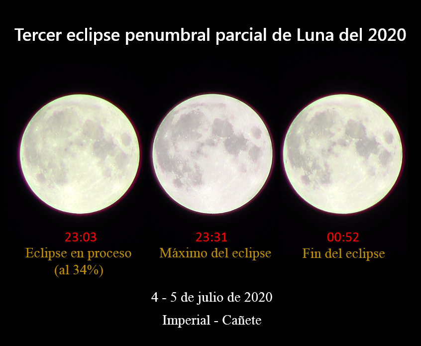 Asismet_IF's tweet photo. #EclipsePenumbral FIN
El eclipse lunar ha FINALIZADO hace más de 30 minutos de publicado este tweet.
Tal como se indicó, no hubo casi ningún cambio perceptible de tonalidad (apenas 9% según NASA)
Imagen: Comparación de fotogramas obtenido desde Cañete, Perú. https://t.co/Fg8Abfd9CB