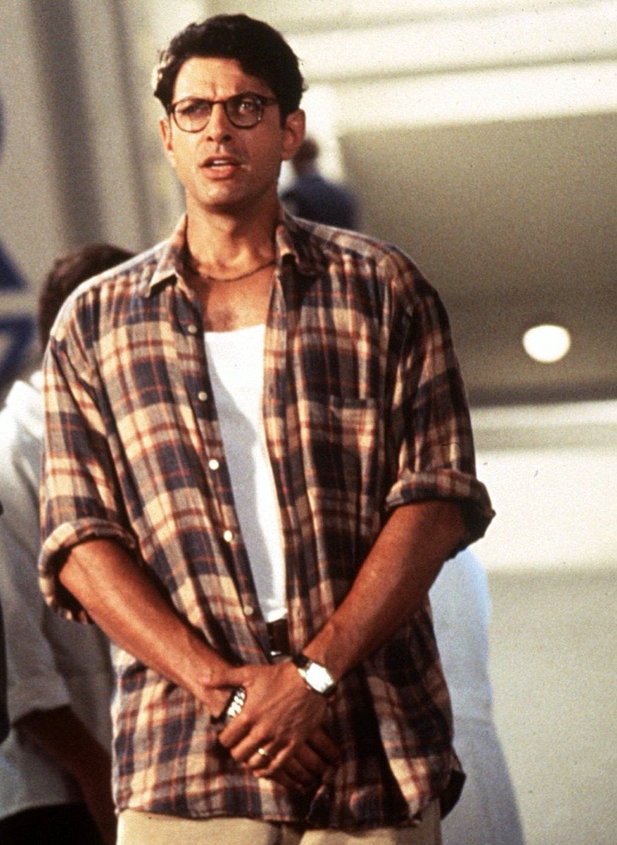emilycritchie's tweet photo. i’m watching independence day (a classic 4th of july movie) and can we talk about how much a SERVE jeff goldblum is giving us here??? https://t.co/DwnfjBN0CB