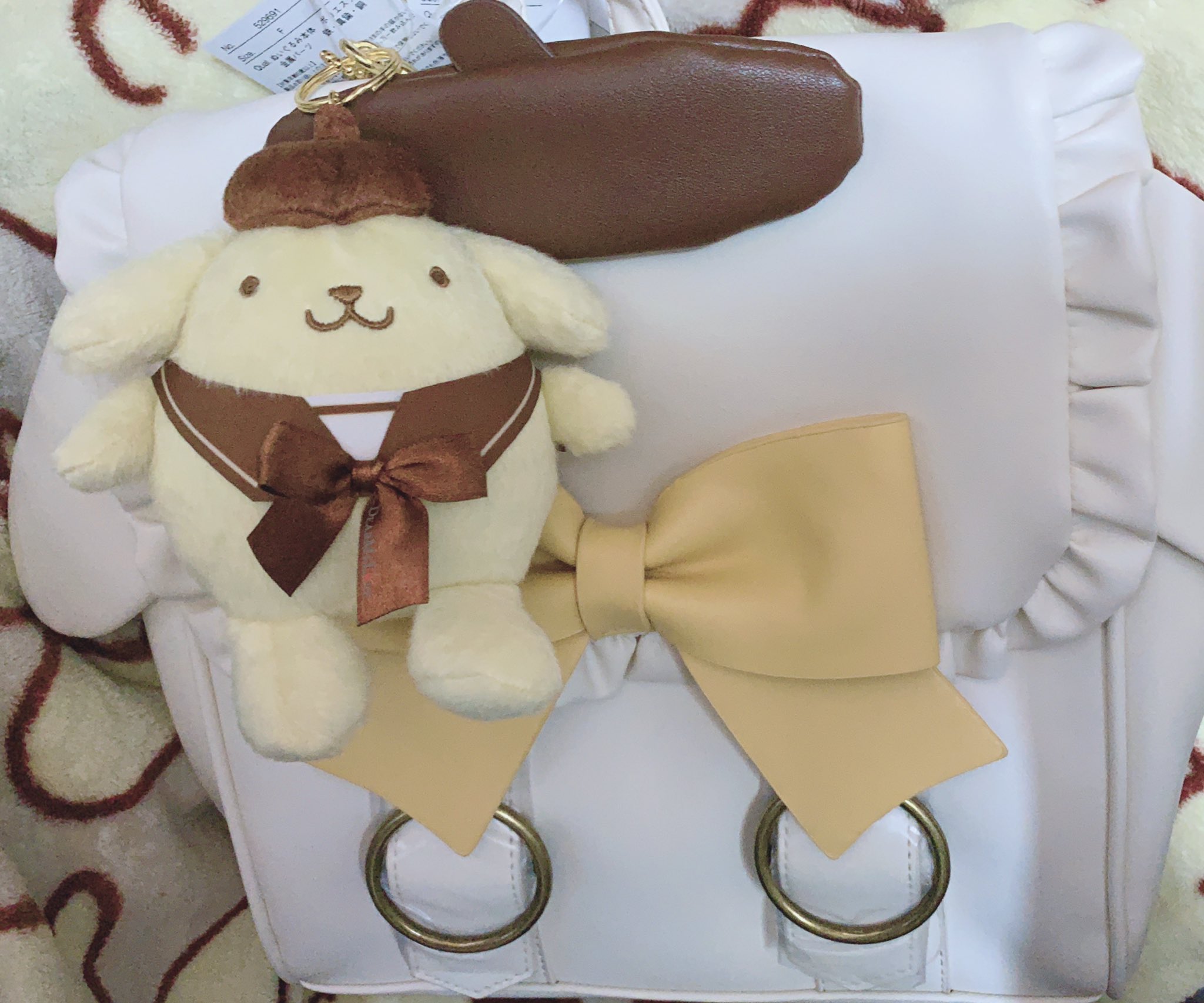 ポムポムプリン 夢展望 リュック サンリオ コラボ サンリオ ポムポムプリン ハートフルプリン リュックサック