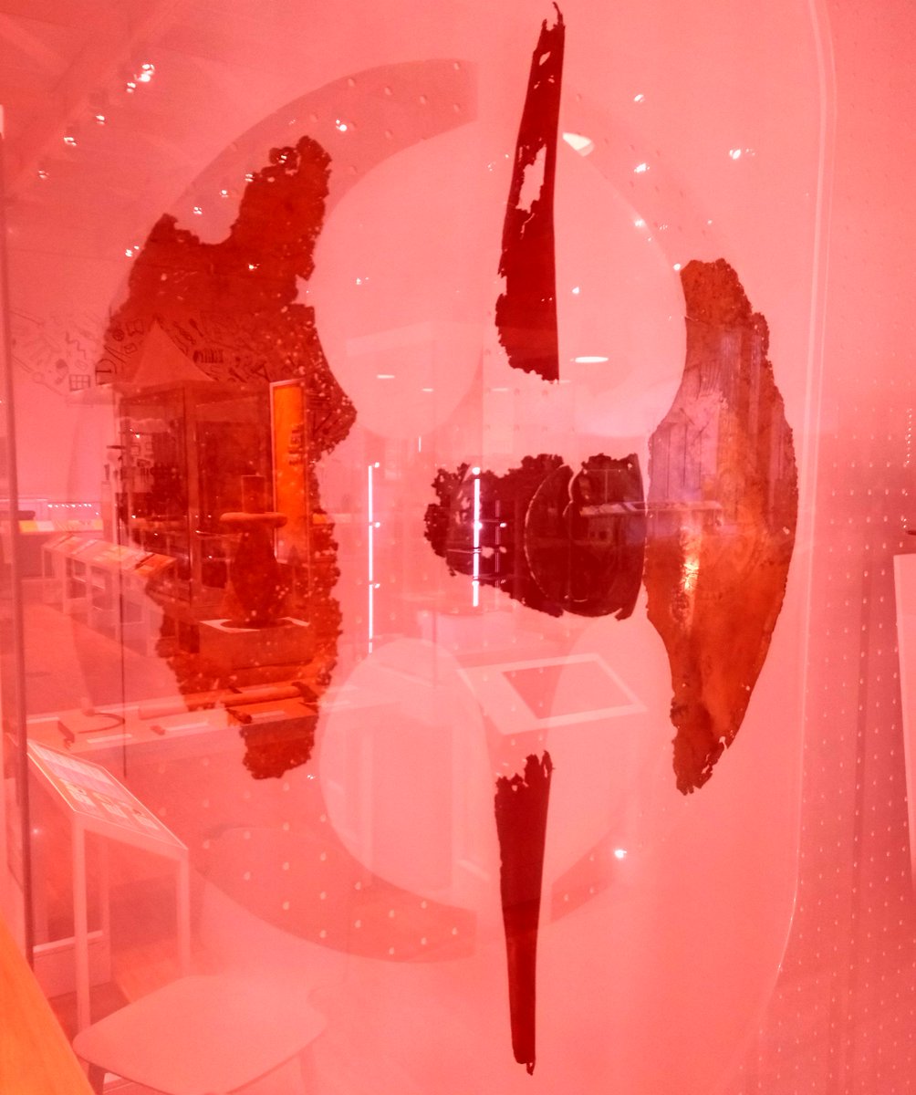 #MuseumsUnlocked The shield fragments &amp; plaques with inverted human faces were buried in the face of rapidly approaching Roman campaigns in the Welsh mountains. They can now be seen on display in the 'Gweithdy' building in <a href="/StFagans_Museum/">Sain Ffagan | St Fagans</a> 

museum.wales/iron_age_teach…
