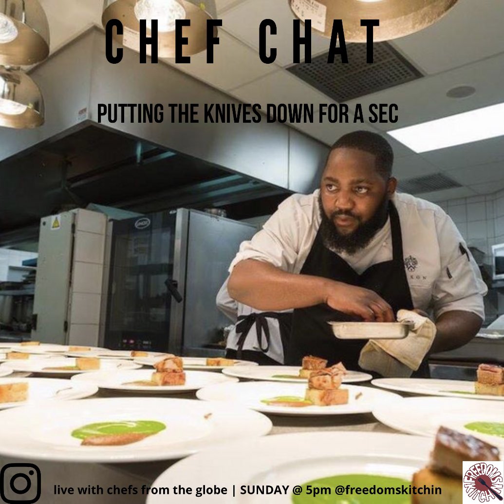 chefchat4's tweet photo. Today we get the inside scoop from Saxon hotel head chef Trey! Catch us on @FreedomsKitchin insta live at 5pm with @DaddySorts!! #chefchat #globalchat #COVID19 #futuredining https://t.co/hzSVVi9Jou