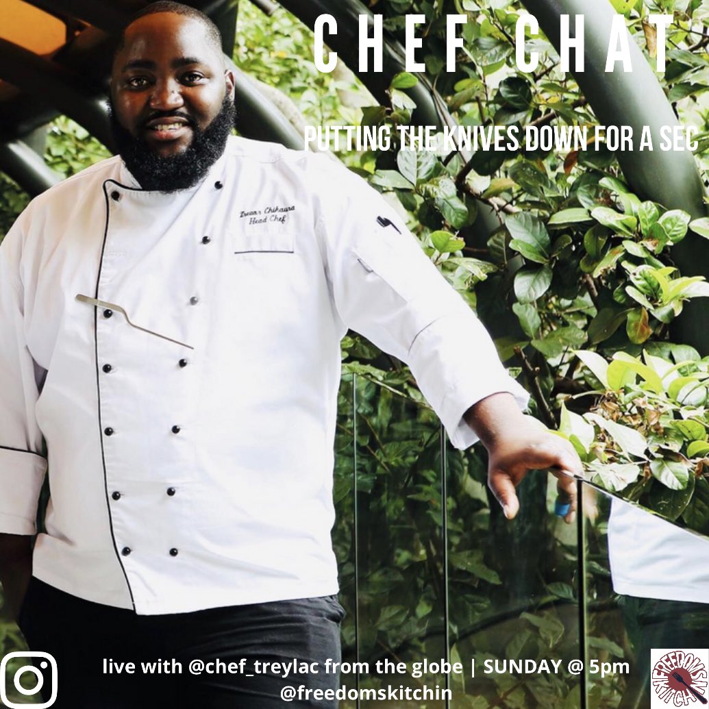 chefchat4's tweet photo. Today we get the inside scoop from Saxon hotel head chef Trey! Catch us on @FreedomsKitchin insta live at 5pm with @DaddySorts!! #chefchat #globalchat #COVID19 #futuredining https://t.co/hzSVVi9Jou