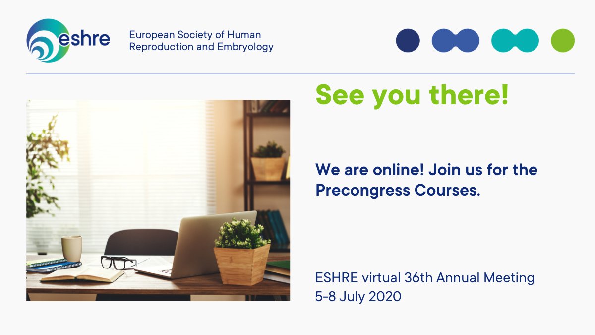 ESHRE's tweet photo. Ready? Set! GO! We are online! Connect to the Precongress Courses via this link: https://t.co/bHmNkylPaz
#ESHRE2020 #PrecongressCourses https://t.co/I6HKm8Grad