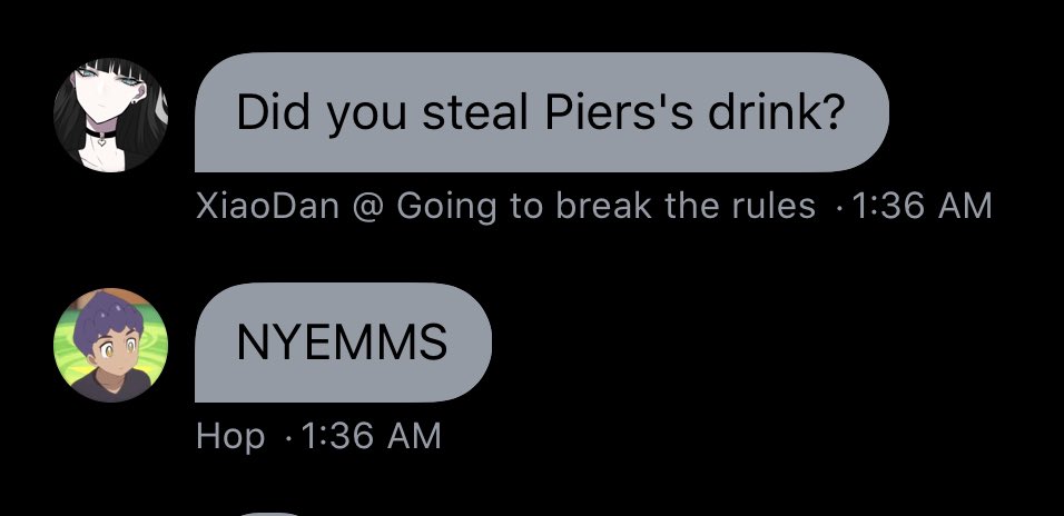 TW // Alcohol

SHOCKING: Piers not only recklessly endangers his own sister, but Leon’s young brother as well! What kind of a brother would let this happen? Not a responsible one! Do you think Gym Leader Piers is a danger to children? Read the new article for our thoughts!