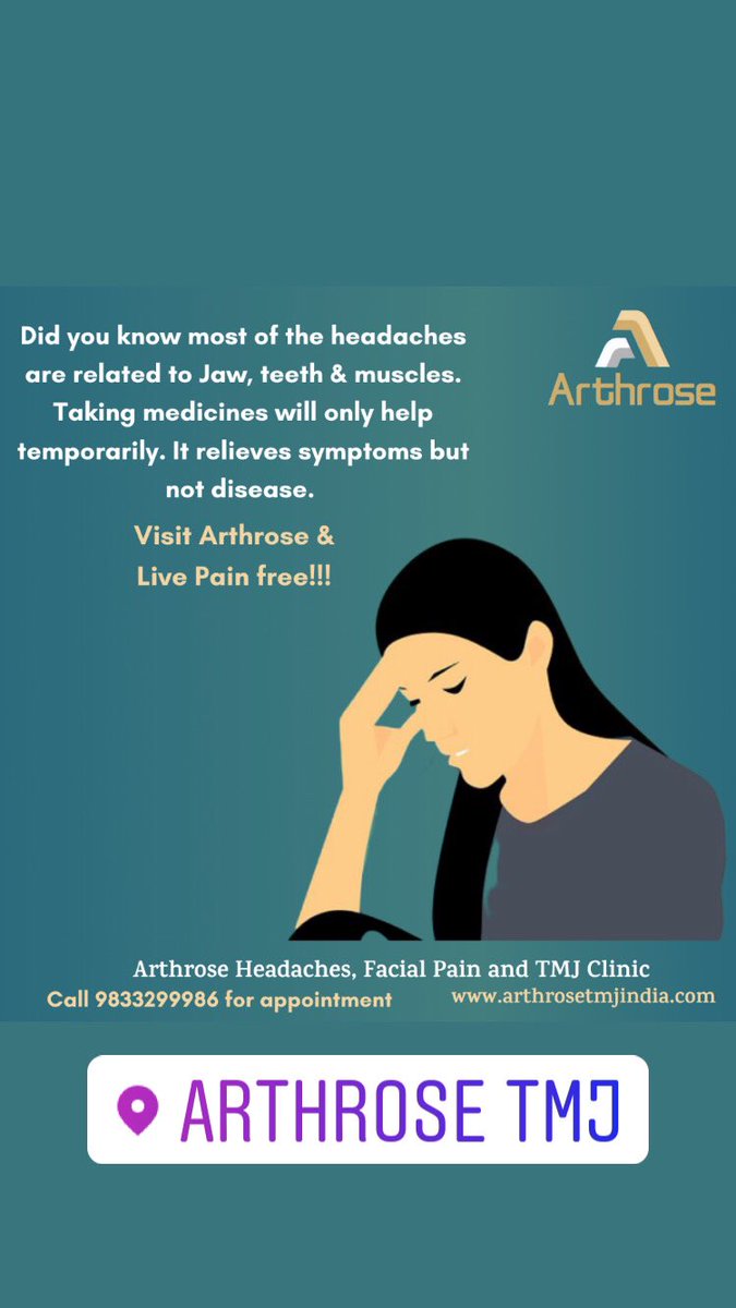arthrosetmj's tweet photo. Headaches can be treated without depending on medicines. Want to know more? Visit https://t.co/4Hug4QgoYU to know more. https://t.co/XPZUTwcdXh