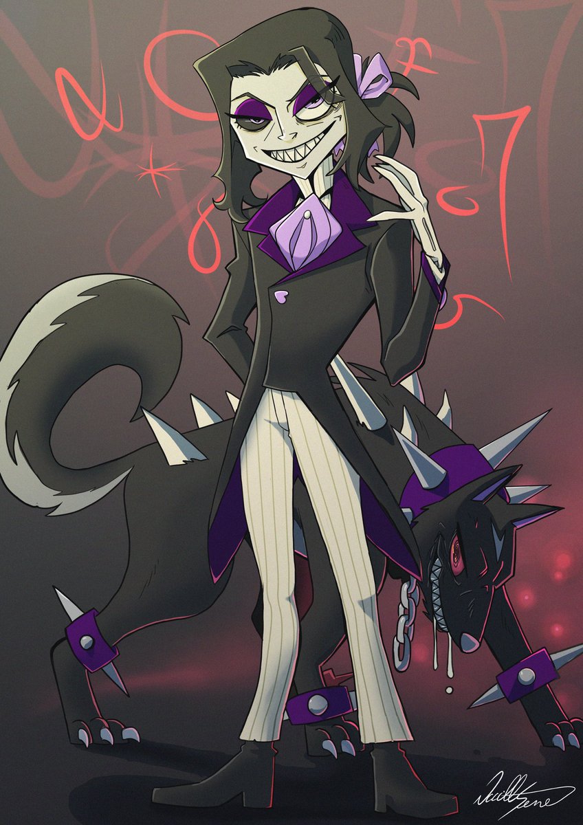 StefanoAccinel2's tweet photo. My #oc #absalondvanhegel in #HazbinHotel version https://t.co/DhTSzem2AK