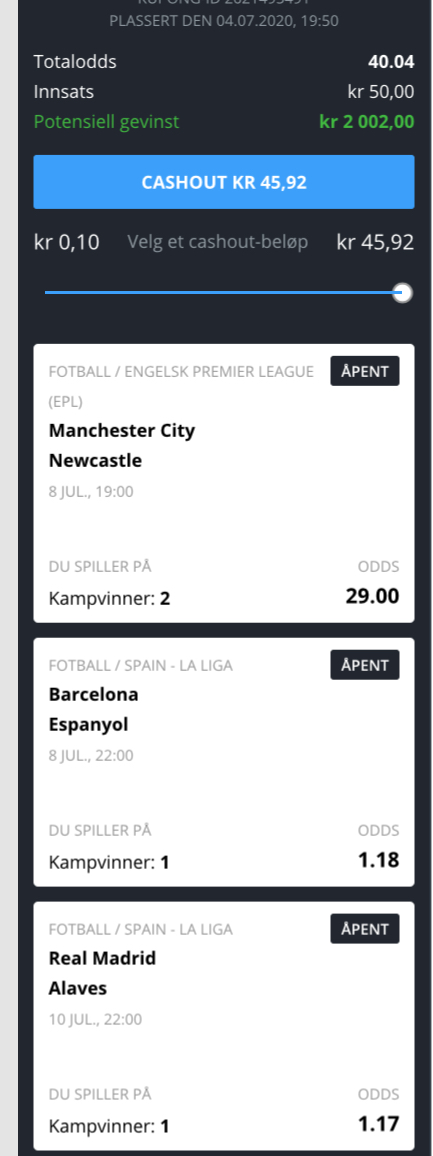 LarsTjelle's tweet photo. #PLKvarteret @BetssonNO https://t.co/iipFVaBhDK