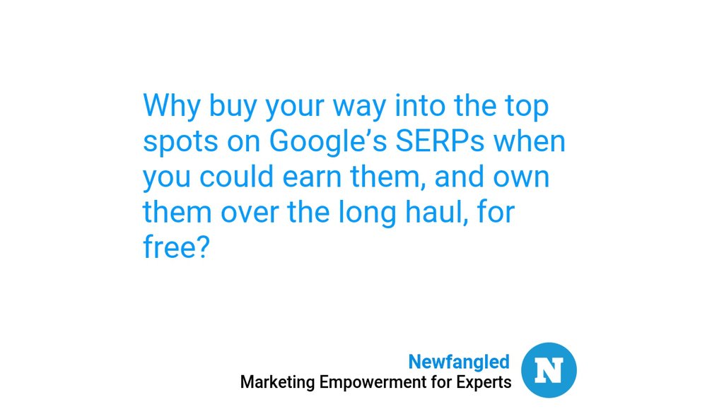Newfangled_web's tweet photo. When you run a certain volume of ads through Google, Facebook, and LinkedIn, you get back a lot of data in a very short amount of time.
▸ https://t.co/wG4Kqrc374 #PaidMedia https://t.co/CrHL8wdHkj