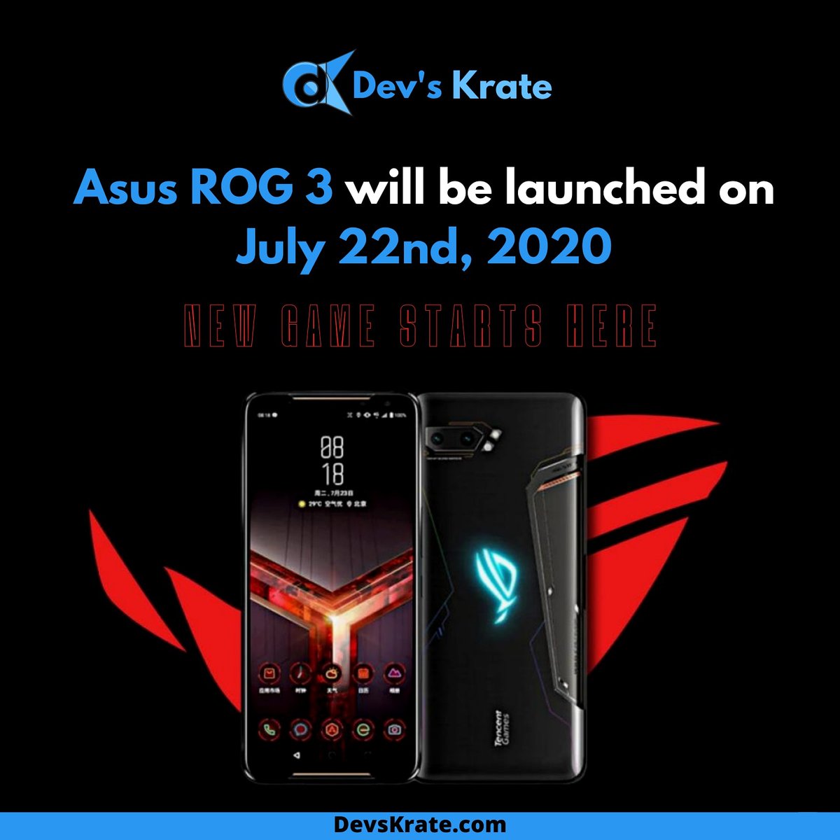 TechMobie's tweet photo. Beast is coming😍
Though ROG series will be a bit bulky but these will fill your heart with satisfaction while playing a game😁
Follow us @devskrate 🔥 for more interesting updates
#asus #asustuff #asusrog #asusrog2 #asusrog3 #snapdragon #snapdragon865 #gaming #gamers #android https://t.co/MAOd5QB0B2