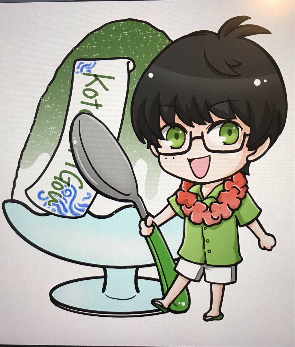 夏限定 江ちゃんアクスタの原稿できた 多分 鼬家 のイラスト 夏限定 江ちゃんアクスタの原稿できた 多分 鼬家 のイラスト