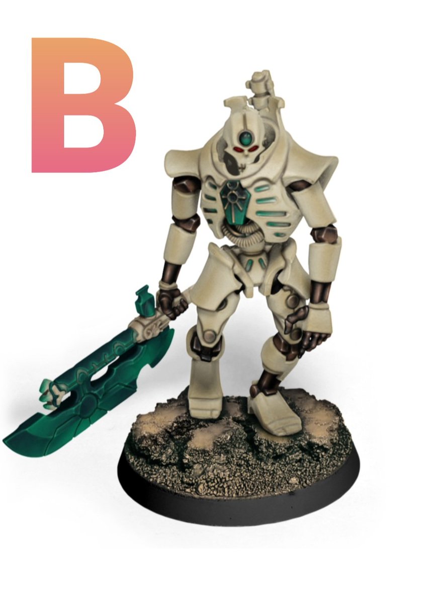 _ModelBox_'s tweet photo. Can't decide on a scheme for the #necrons what do you guys think?
#yourmodelbox #wargaming #warhammer #warhammer40k #New40K #40k #necrons40k https://t.co/9xR9p2PnEP