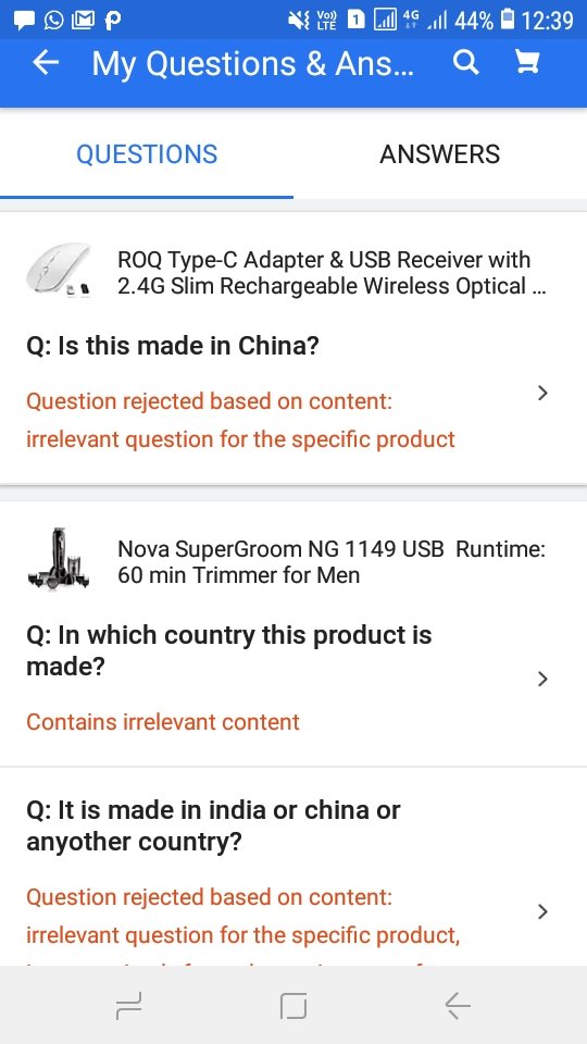 Trupil's tweet photo. @PMOIndia @narendramodi @AmitShah @rajnathsingh lot of e-commerce sites are not revealing product origin country or product made-in details. @Flipkart is one of them. They rejected my question when I asked them. Make a rule for all seller to reveal the origin of a product. https://t.co/FCAY3oahMb