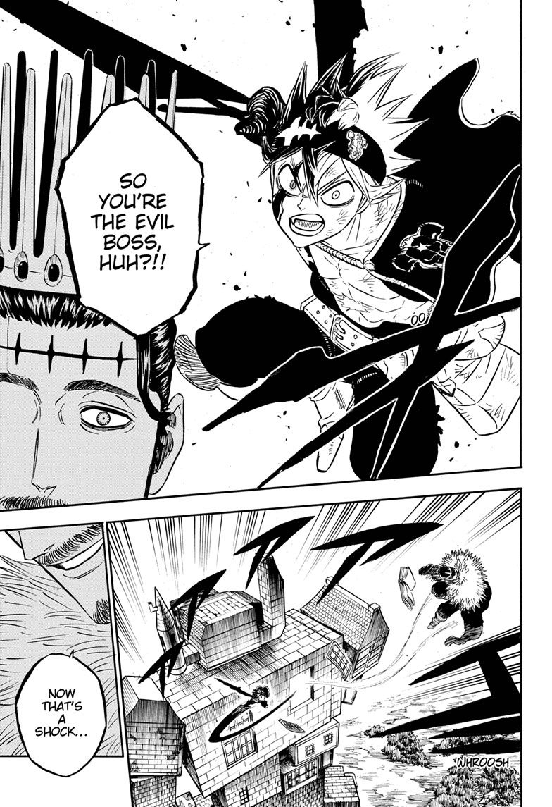 Earlier I mentioned that I considered this fight to be the series' most recent "peak". A lot of that has to do with Asta's involvement in the fight.It's a very strong show of BC's most well done characteristic: Fast-paced, well presented action.