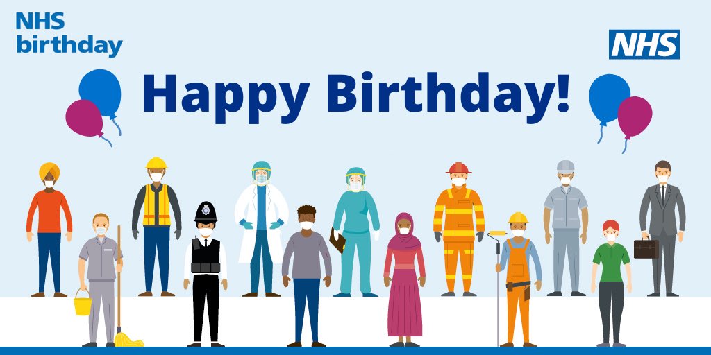 Happy 72nd Birthday NHS from all <a href="/RegencyWard/">Regency Ward_SPFT 💙</a> <a href="/Millview_SPFT/">Mill View Hospital</a> #happybirthdayNHS 💕