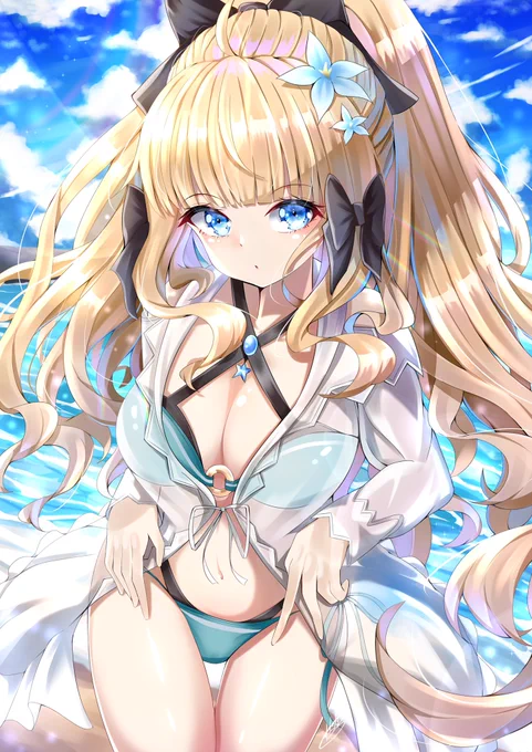 夏だ!海だ!水着だぁー!
#プリコネR 
 #ビキニの日 