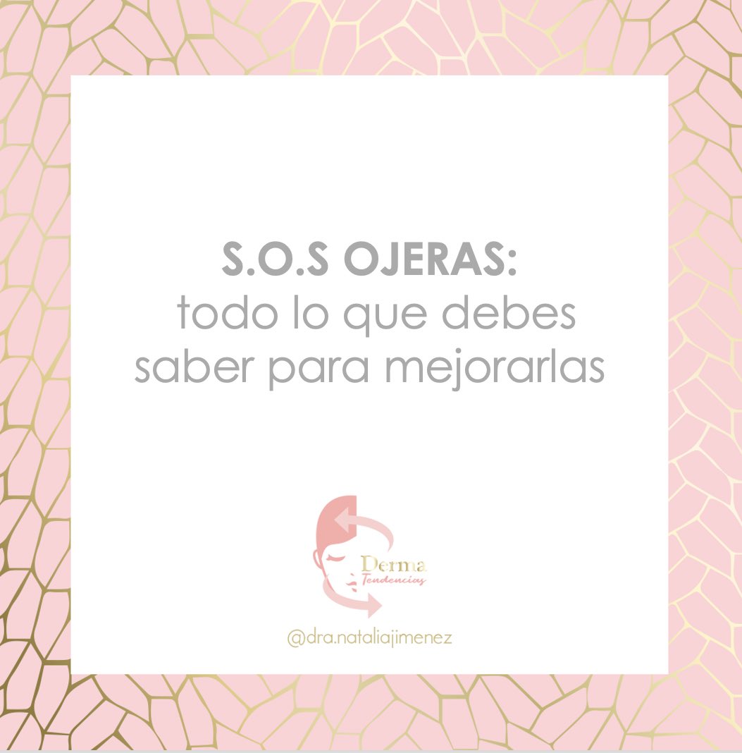 dra_njimenez's tweet photo. La ojera 🐼es una de las zonas faciales por la que más se consulta. No os perdáis la primera entrada de mi blog Derma Tendencias 🌟🌟
📎Para más información link en: https://t.co/zJSIsaVPNu
#dermatendencias #dermatologia #ojera #bolsas #contornodeojos #laser #rellenodeojera #prp https://t.co/85kZx3BIF1