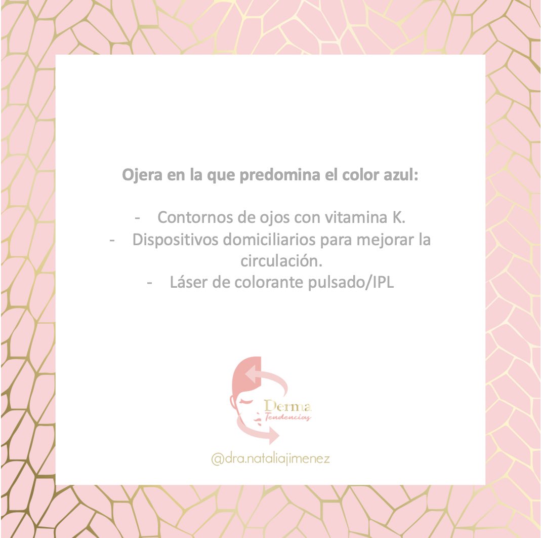 dra_njimenez's tweet photo. La ojera 🐼es una de las zonas faciales por la que más se consulta. No os perdáis la primera entrada de mi blog Derma Tendencias 🌟🌟
📎Para más información link en: https://t.co/zJSIsaVPNu
#dermatendencias #dermatologia #ojera #bolsas #contornodeojos #laser #rellenodeojera #prp https://t.co/85kZx3BIF1