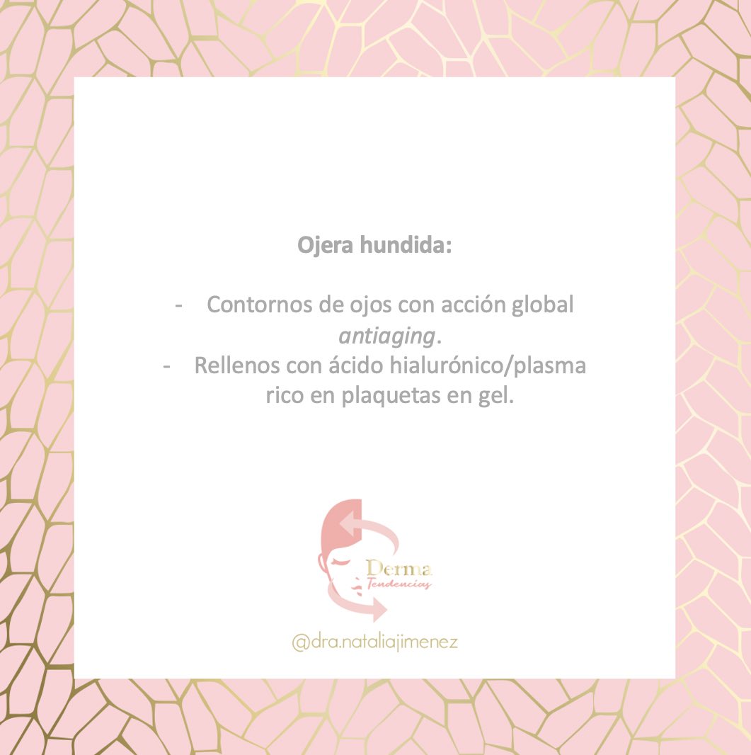 dra_njimenez's tweet photo. La ojera 🐼es una de las zonas faciales por la que más se consulta. No os perdáis la primera entrada de mi blog Derma Tendencias 🌟🌟
📎Para más información link en: https://t.co/zJSIsaVPNu
#dermatendencias #dermatologia #ojera #bolsas #contornodeojos #laser #rellenodeojera #prp https://t.co/85kZx3BIF1