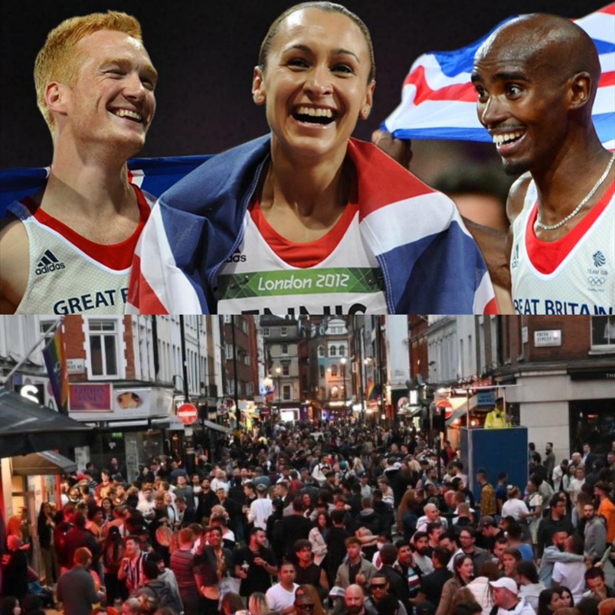 #SuperSaturday in 2012 vs 2020. I know which London version I prefer.