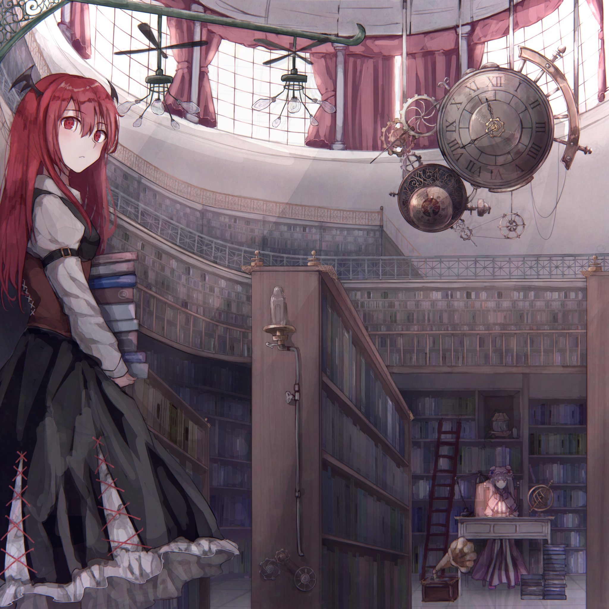 ばるべっちょん Ar Twitter 紅魔館の大図書館 イラスト デジタルイラスト 東方project 東方紅魔郷 T Co Uje4b2hkyf Twitter