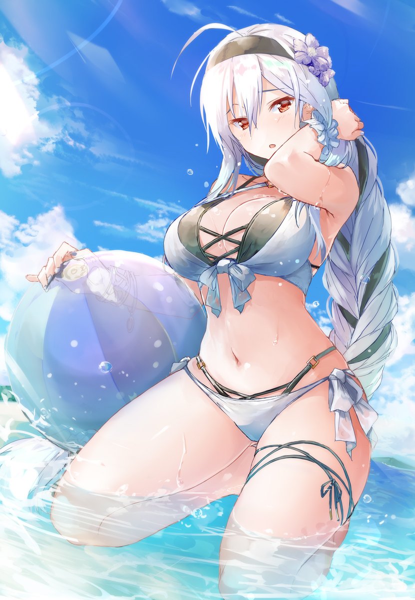 弱音ハク 「#ビキニの日 」|大堂(daidou)のイラスト