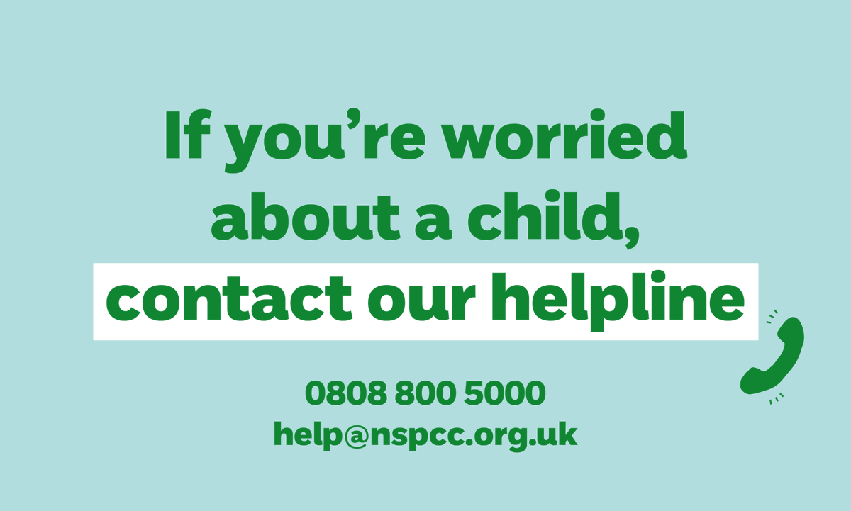 For many people things are difficult right now, and that’s why we’re supporting the <a href="/NSPCC/">NSPCC</a> who are still here for children who need their support now more than ever.

If you’re worried about a child, please call their helpline on 0808 800 5000 or you can email help@nspcc.org.uk