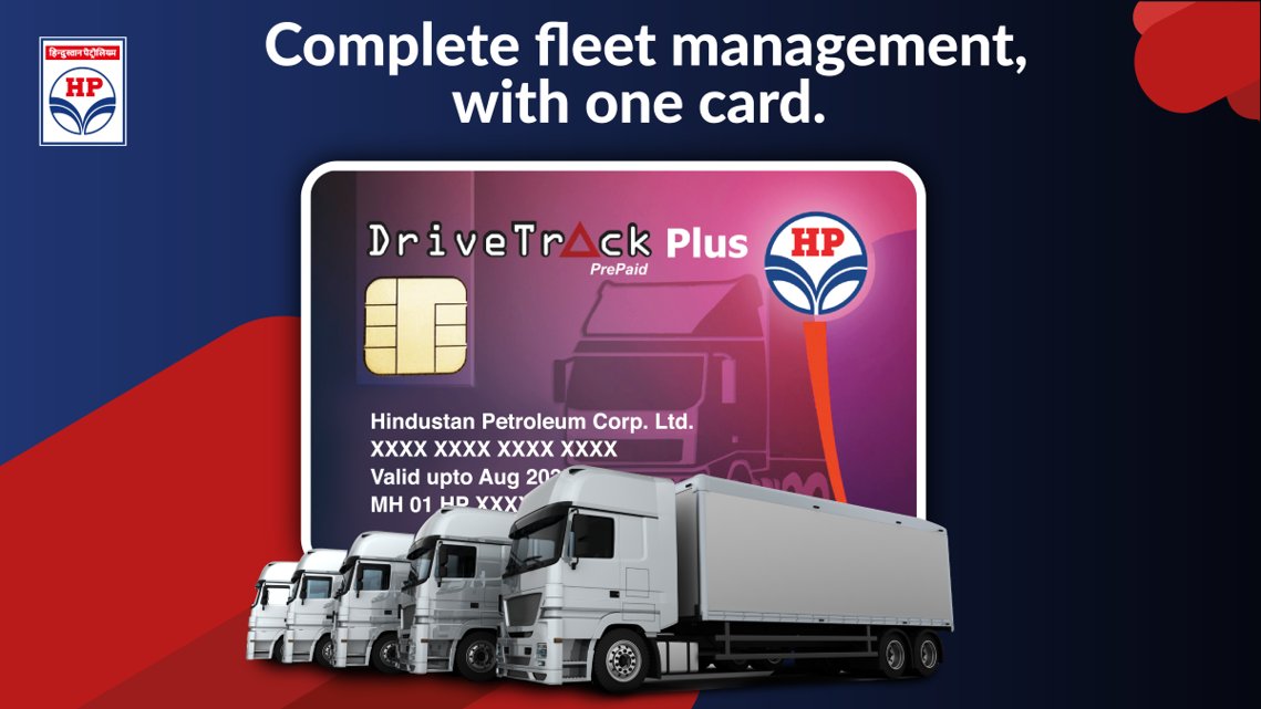 HPCL's tweet photo. Managing fleets have never been easier! With #DriveTrack Plus we bring to you, roadside assistance and enticing reward points! To know more, visit https://t.co/C0HTQUNMUG
#MeraHPPump #HPCLRetail #GoDigital https://t.co/qSfzu8lc3y