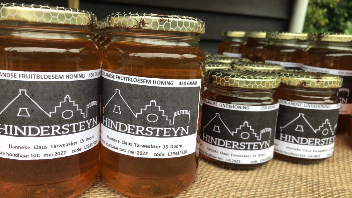 Hindersteyn's tweet photo. Ook weer heerlijke honing te koop bij onze imker 🍯 https://t.co/Z5SmfvJZdo