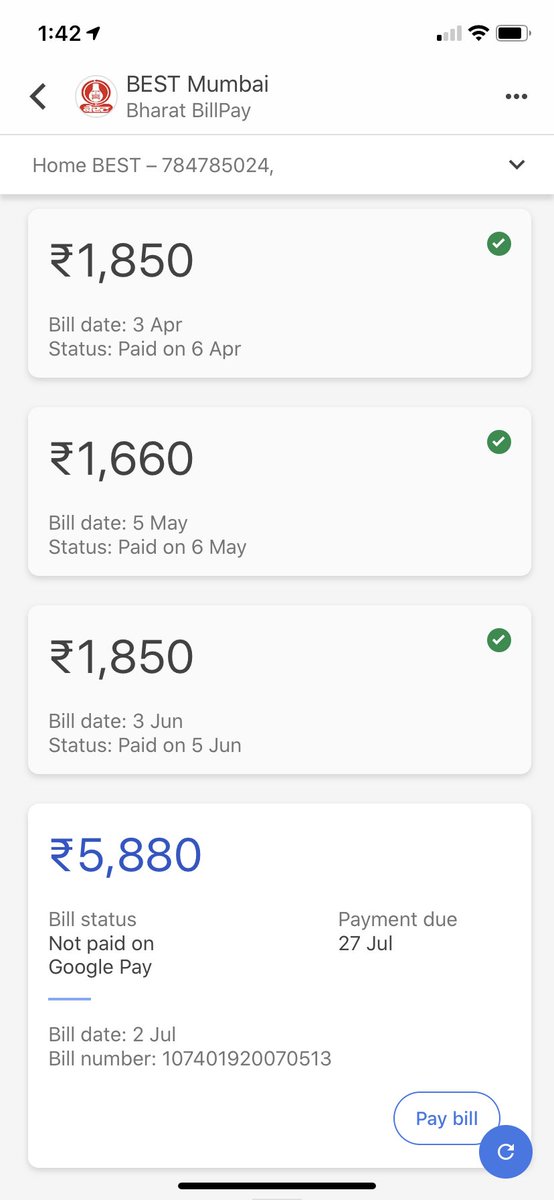 Why so much difference in this month of BEST bill ? What to do #CMUddhavThackeray #bestmumbai #adityathackerey #cmomaharashtra