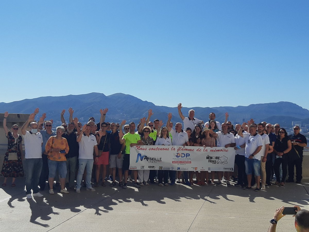 UnionPompiers13's tweet photo. Les animateurs du congrès #COM2020 se sont rassemblés à Notre-Dame de la Garde afin d'invoquer son aide et sa protection pour l'organisation et la réussite du #CNSPF2020. 

Une bénédiction a été faite dans la Basilique afin de bénir ce rassemblement unique et inédit 🙏 https://t.co/dW1wo6h7nN