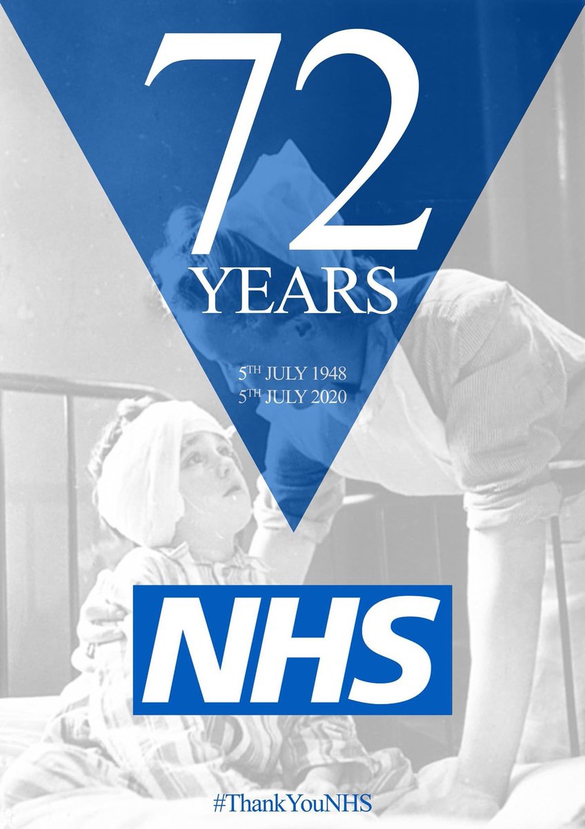 WWProps's tweet image. Today marks 72 years since the NHS and social care system was established. 2020 has been the most challenging year in NHS history. This year, the birthday is an opportunity to recognise, reflect and remember. 

Tag an NHS hero that you are thankful for 💙.
