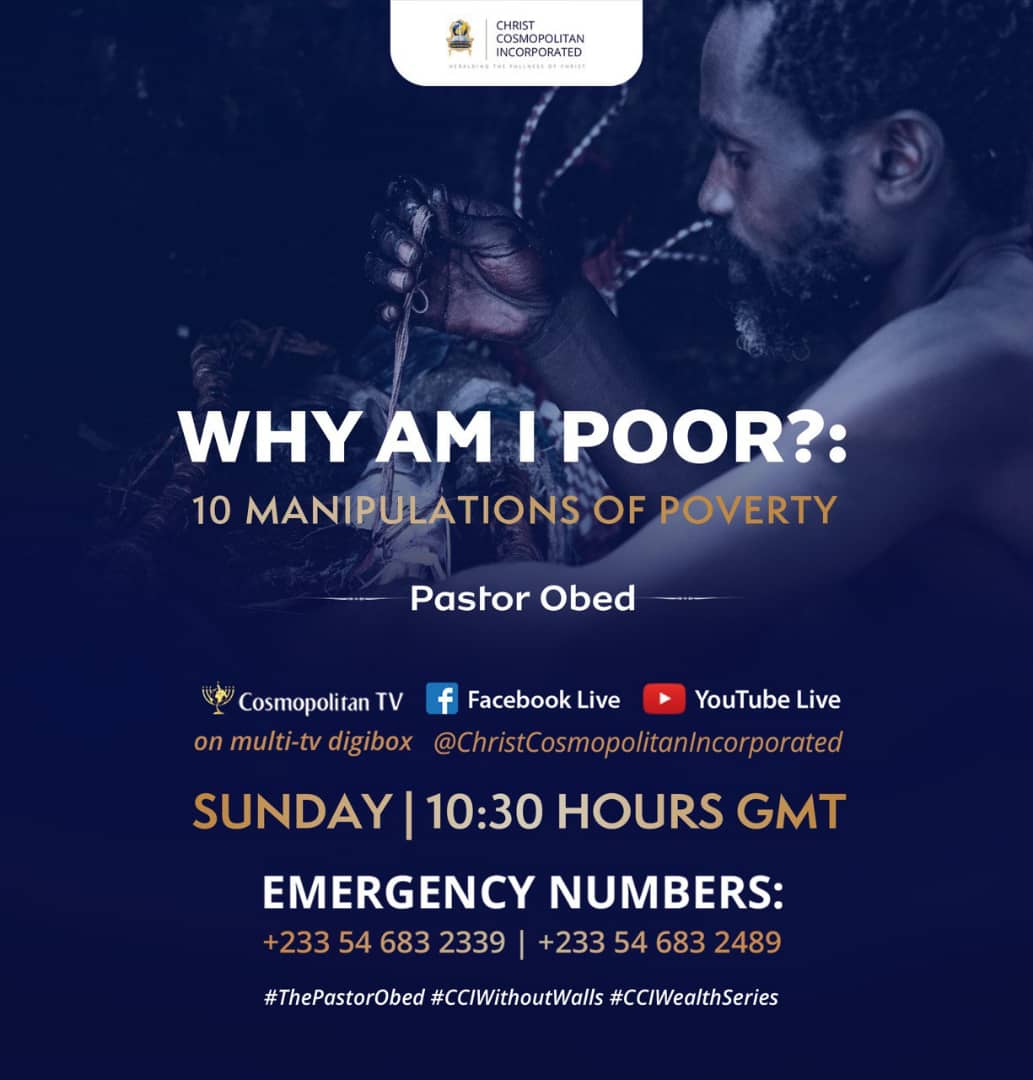 margai18's tweet photo. SEE YOU ONLINE 👋🏾

Tomorrow is Sunday and that means CCI IS ONLINE!
Tomorrow, Pastor Obed will continue the series WHY AM I POOR?
Join us at 10:30AM GMT for this awesome time of worship!
God Bless You!
 #ThePastorObed
 #CCIWithoutWalls
 #CCIWealthSeries https://t.co/tcJU2nbbt0