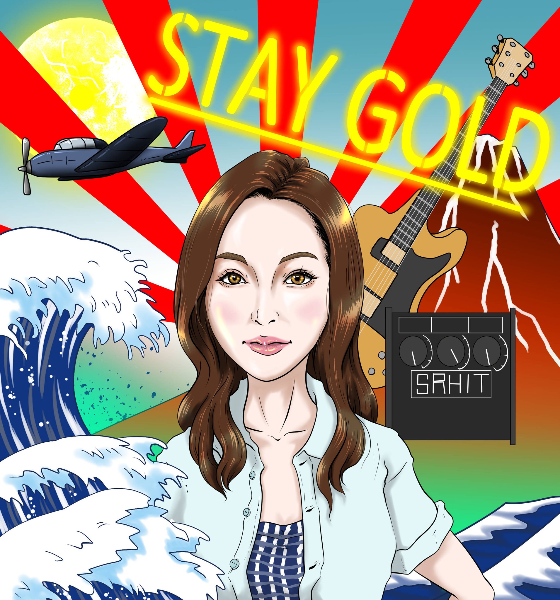 青木 伴イラストレーター Youtube始めました 椎名林檎のジャケット風似顔絵 描いてて楽しい依頼だったので載せておこう 椎名林檎 似顔絵 イラスト 日出処 Cdジャケット 似顔絵依頼 T Co 6rfbcha7ly Twitter