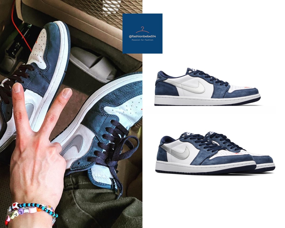 fashionbebe514's tweet photo. 🐰2020.07.05 @official__wonho Instagram Post🐰

⭐️Nike SB Air Jordan 1 Low QS Midnight Navy/Metallic Silver - SOLD OUT

It really seems to be a weekend of shoes for the boys! We're loving this color way on Wonho's pair. 

#Wonho_Fashionbebe
#원호_패션베베 https://t.co/8IG0v6tLCQ