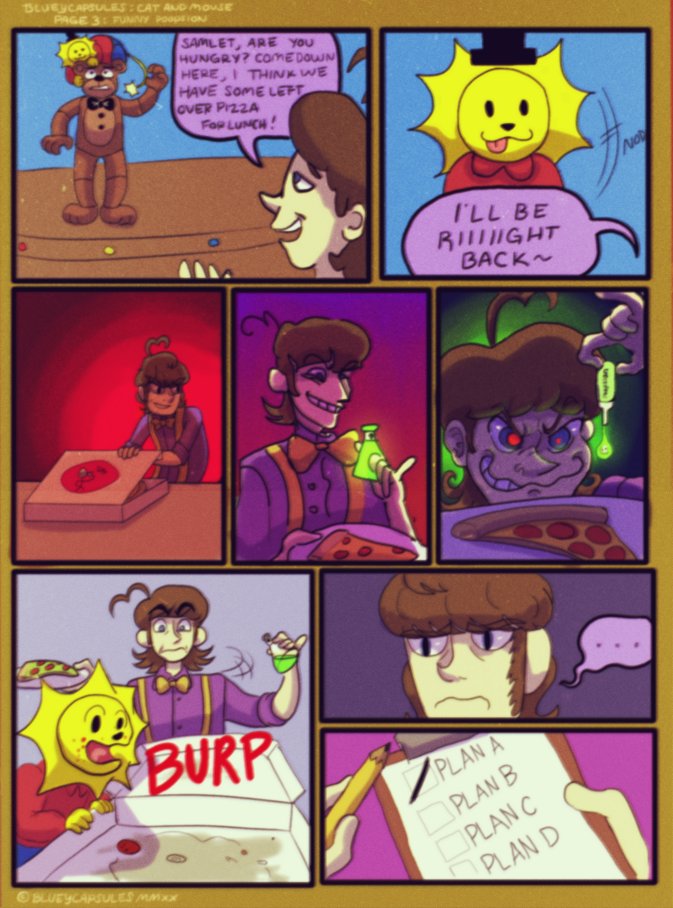 Blueycapsules FNAF comic dub (part 3) 