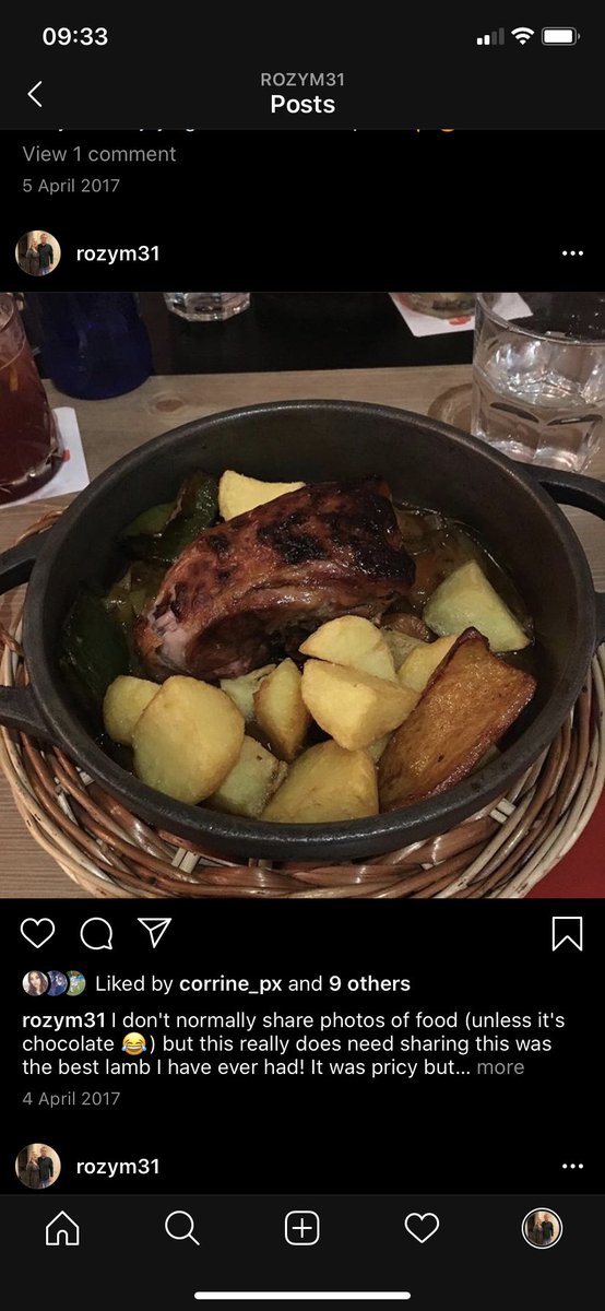 Roz9031's tweet photo. @SundayBrunchC4 best ever meal definitely has to be at Ultra Marinos on La Ramblas in Barcelona for my birthday 2017. Lamb was so so good! Would 100% fly out there just to go back here #bestmealever #barcelona #ultramarinos https://t.co/cZwOhZoHDg