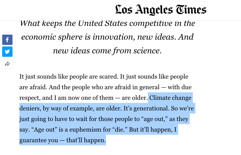 TomANelson's tweet photo. With well-informed young #ClimateSkeptics like Naomi Seibt (age 19) around, I'm doubtful that @BillNye's (age 64) strategy of waiting for skeptics to age out/die is going to work well.

https://t.co/citoJkpzWu https://t.co/kuDTeVkbf3