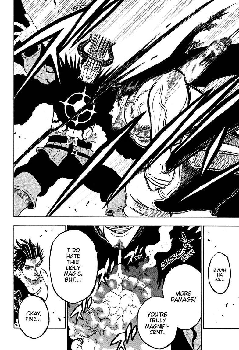 Dante's fight has yet to conclude, though it's likely that Yami will succeed on his own.As mentioned before, Dante's "flesh" magic is used as a brief foreshadowing to Devil hosts possessing both a natural ability, and their respective Devil's.